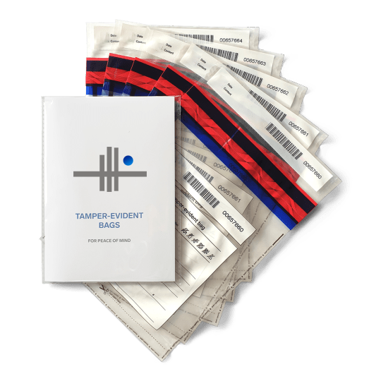Tamper-evident security bags